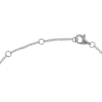 Collier Argent 925 Rhodié Pendentif Perle de Culture - Blanc