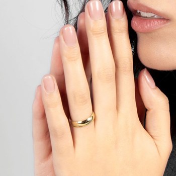 Bague Alliance'Éternité' Or jaune