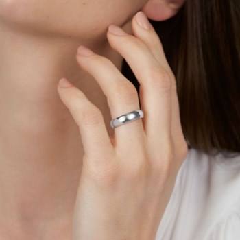 Bague Alliance'Éternité' Or blanc