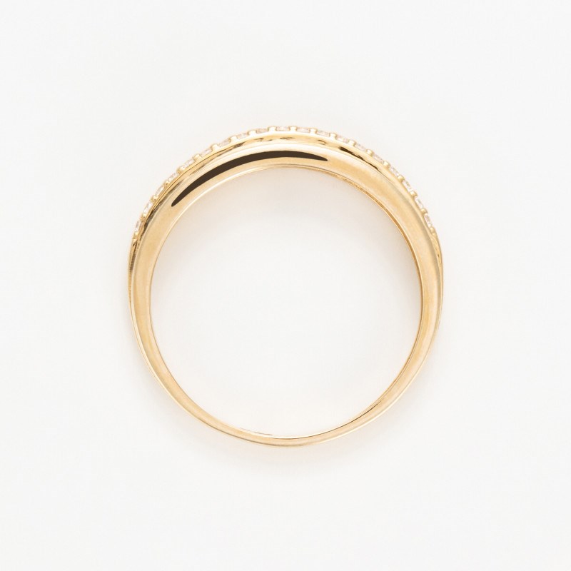 Bague 'Réflexion' Or jaune - vue 4