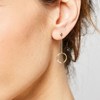 Boucles d'oreilles Alexa Or Jaune et Diamant - vue V2