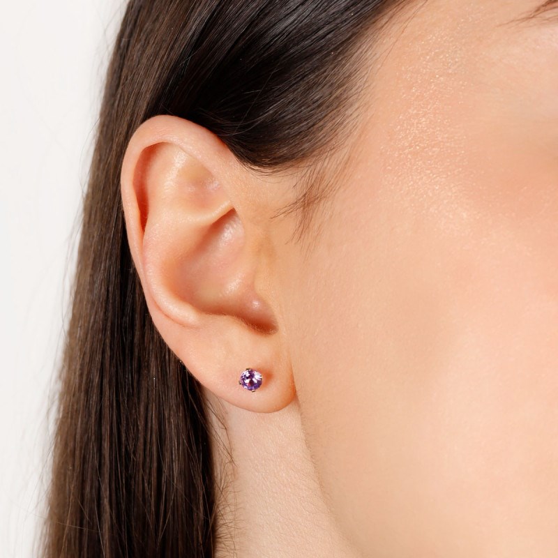 Boucles d'oreilles 'Efflorescence' Or jaune - vue 2