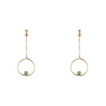 Boucles d'oreilles 'Gracieux' Or jaune