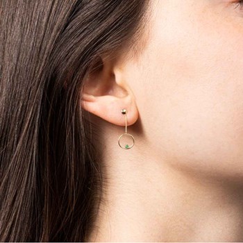 Boucles d'oreilles 'Gracieux' Or jaune