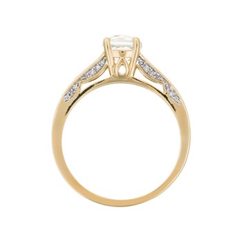 Bague 'Aliya' Or jaune et Topaze