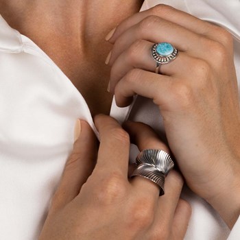 Ring 'Nogal' Solid silver 925/1000