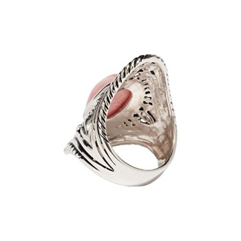 Bague 'Salvia' Rhodochrosite 4,50ct et Argent Massif 925/1000