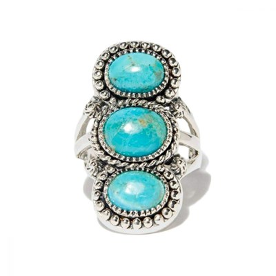 Bague Bajur Ture Turquoise Argent Mes Bijoux Maty