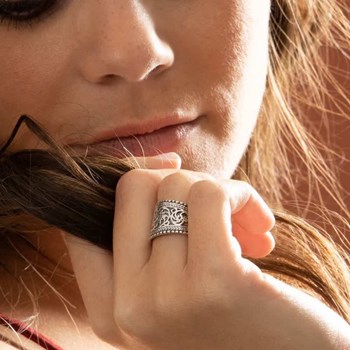 Bague 'Ceiba' Argent Massif 925/1000