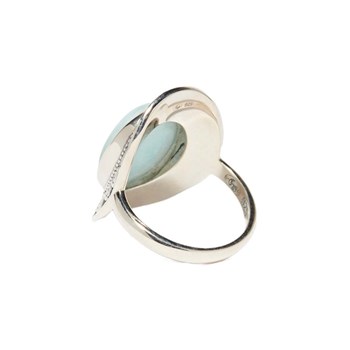 Bague 'Fucsia' Larimar 4,99ct et Argent Massif 925/1000