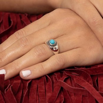 Bague 'Assia Turquoise' Argent 925