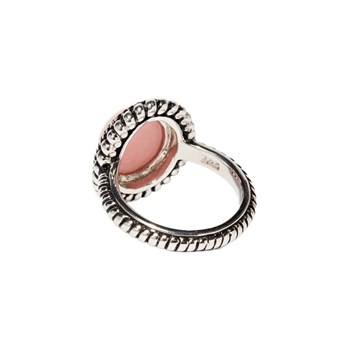 Bague 'Totora' Opale rose 2,70ct et Argent Massif 925/1000