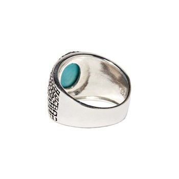 Bague 'Ruda' Turquoise 2ct et Argent Massif 925/1000