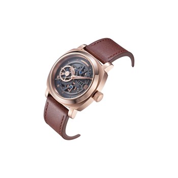 Montre automatique bracelet cuir véritable VANGUARD