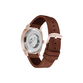 Montre automatique bracelet cuir véritable VANGUARD