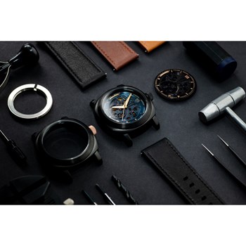 Montre automatique bracelet cuir véritable VANGUARD