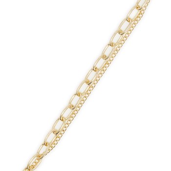 Bracelet double rang ajustable Danaé