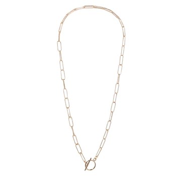 Collier fermoir en T Colomba