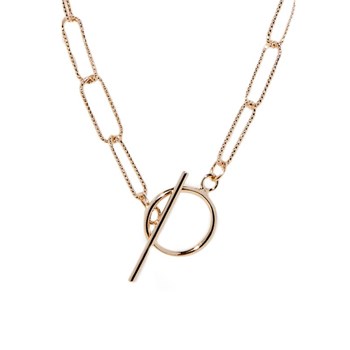 Collier fermoir en T Colomba