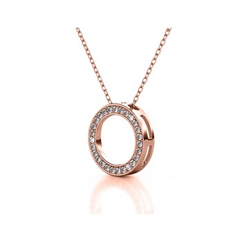 Pendentif Ophir - Or Rosé et Cristal