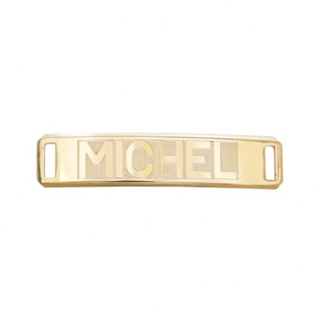 Bracelet Gourmette Or 18 Carats 750/000 Maille Gourmette Jaune - Gravure Offerte