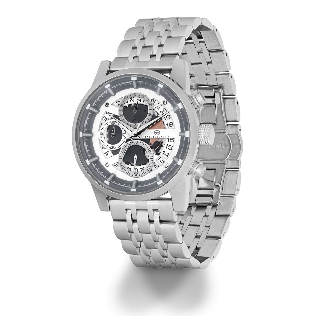 Montre chronographe bracelet acier inoxydable MASTER - vue 2