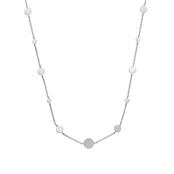 Collier Brillaxis pastilles argent