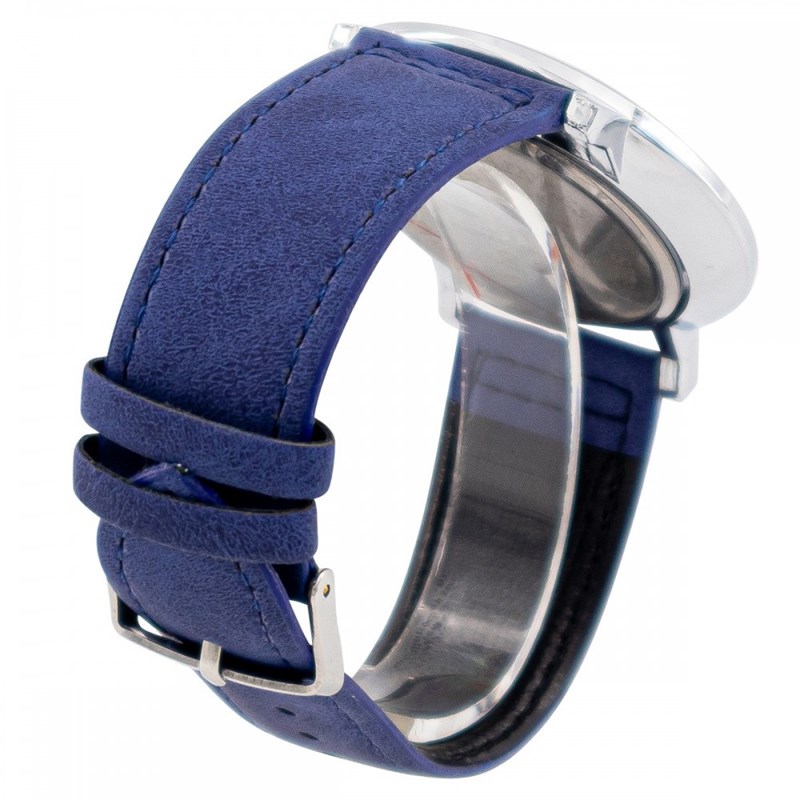 Montre Homme M. JOHN bracelet Cuir Bleu - vue 3