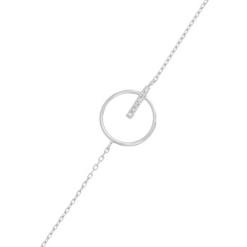 Bracelet 'Salutaire' Or blanc et Diamant