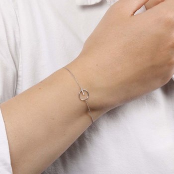 Bracelet 'Salutaire' Or blanc et Diamant
