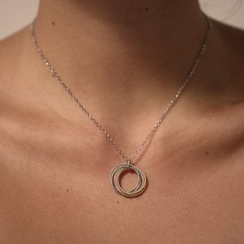 Collier Argent Rhodié Diana