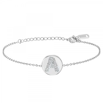 Alfabet armband letter A SC Crystal