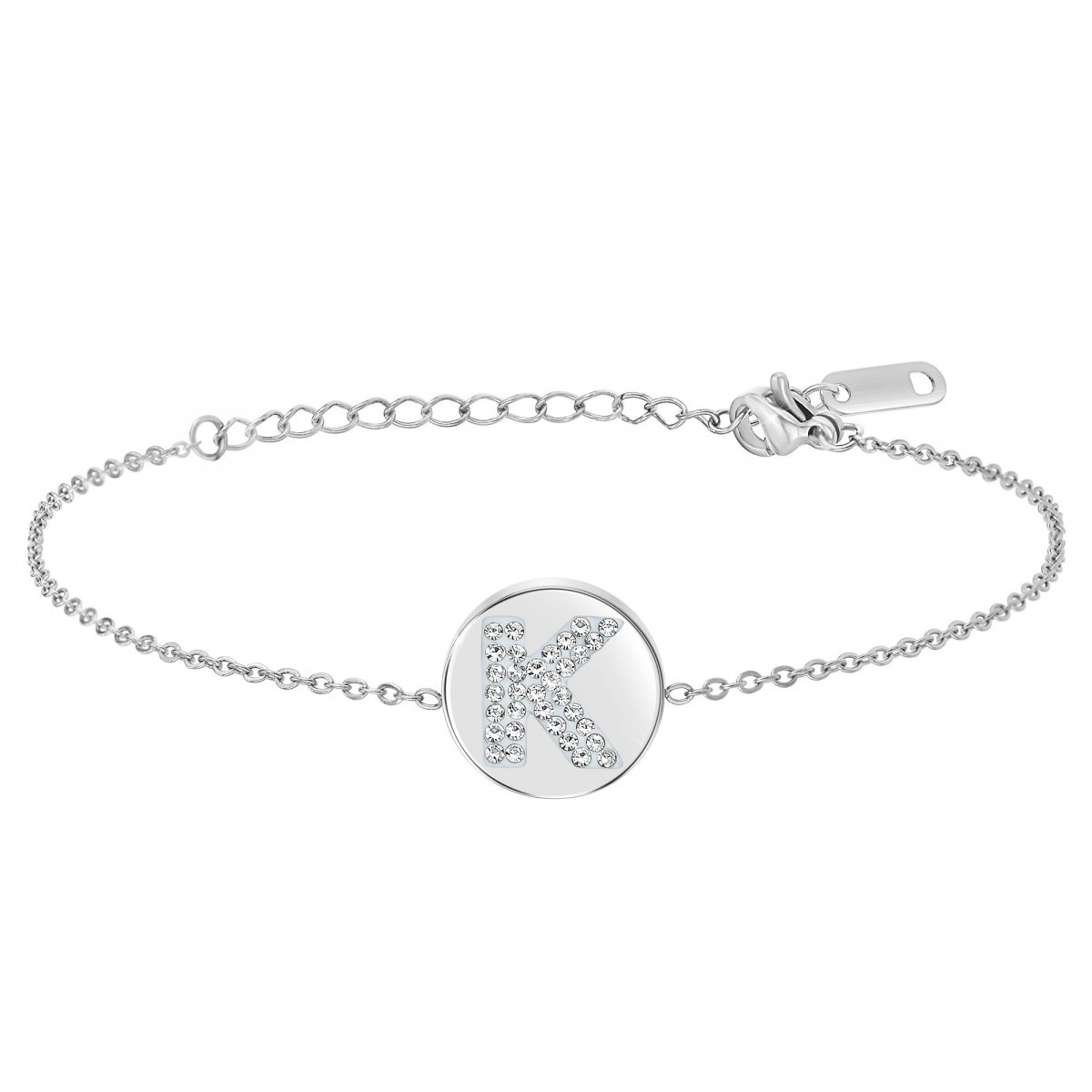 Bracelet alphabet lettre K SC Crystal