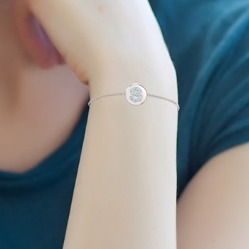 Alfabet armband letter S SC Crystal