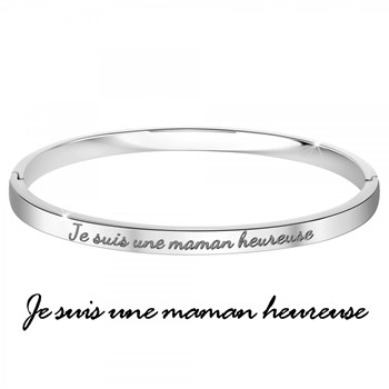 Je suis une maman heureuse - Bracelet SC Crystal