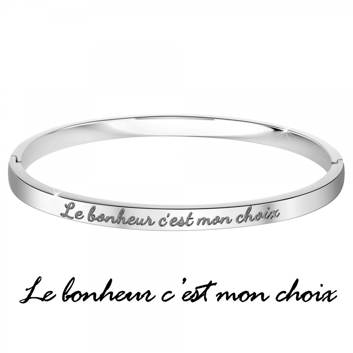 Le bonheur c'est mon choix - Bracelet SC Crystal - vue 3