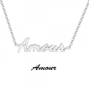 Amour - Collier à message