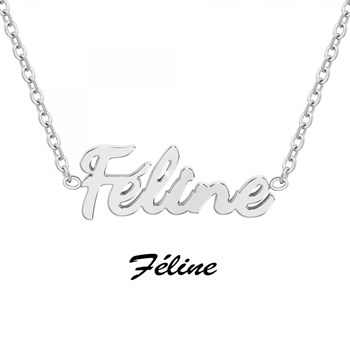 Féline - Bericht halsketting