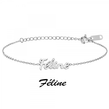 Féline - Message bracelet