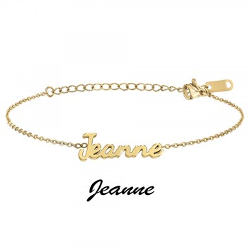 Jeanne - First name bracelet
