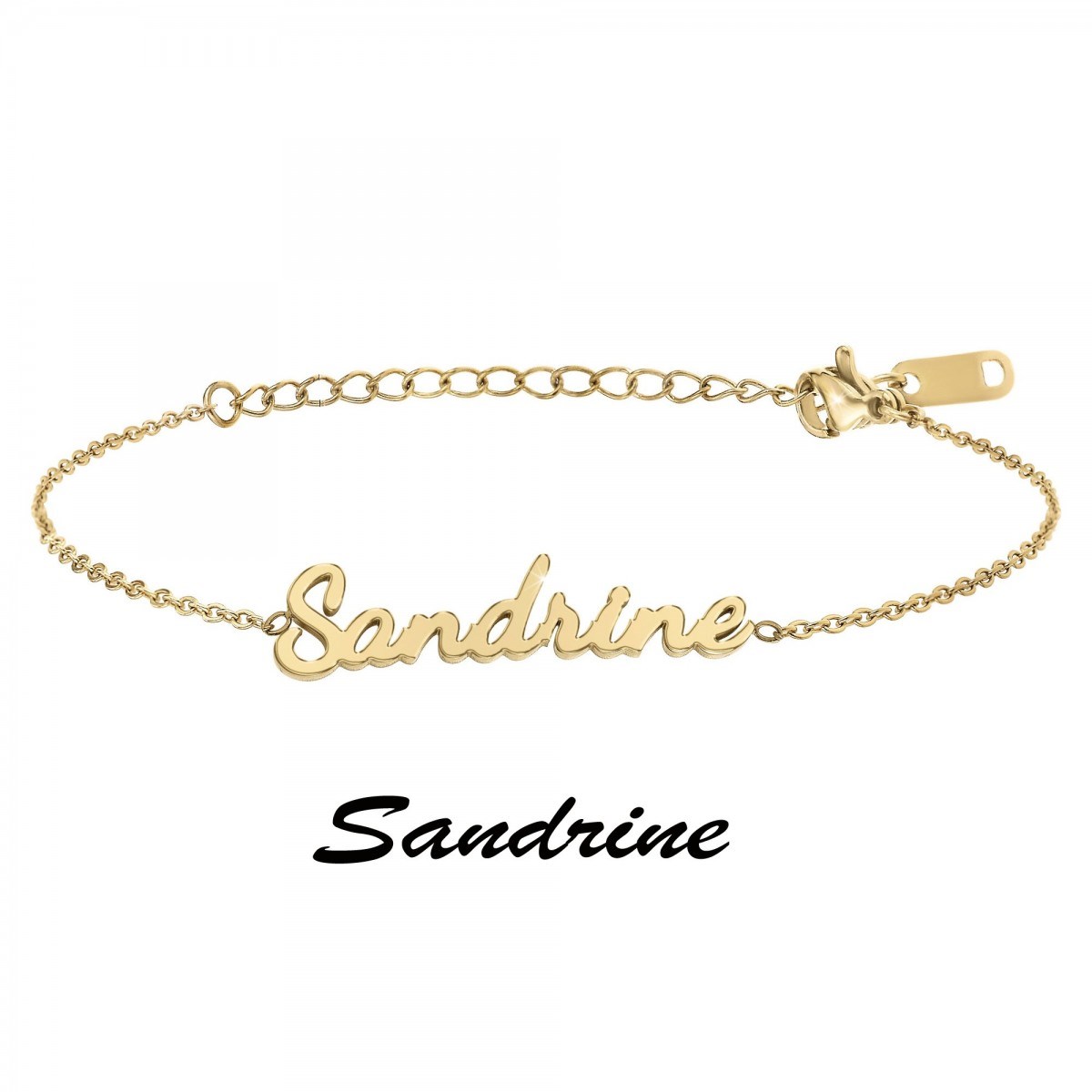 Sandrine - Bracelet prénom - vue 3