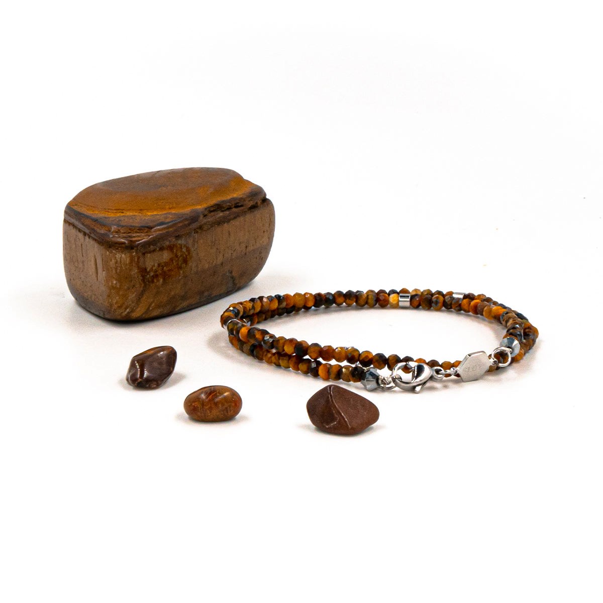 Bracelet Lumia en pierres naturelles Oeil de Tigre - vue 5