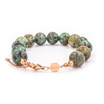 Bracelet Kamelia en pierres naturelles Turquoise Africain
