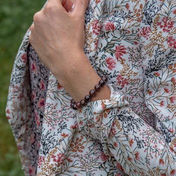 Bracelet Kamelia en pierres naturelles Grenat