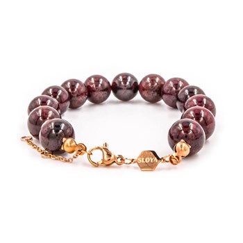 Bracelet Kamelia en pierres naturelles Grenat