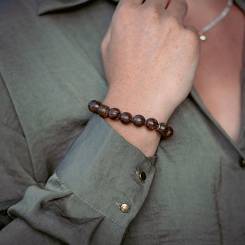 Bracelet Kamelia en pierres naturelles Bronzite