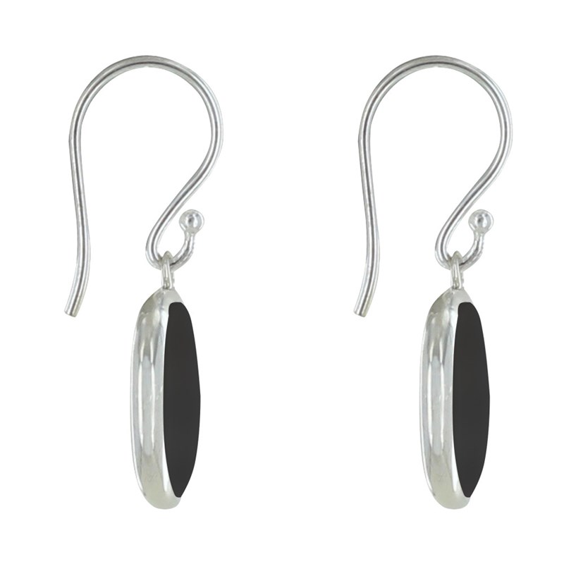 Boucles d'Oreilles Argent 925 Disques Nacre - vue 3