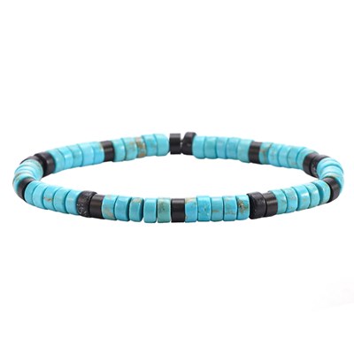Bracelet perle turquoise - Site officiel Sixtystones - Bracelets