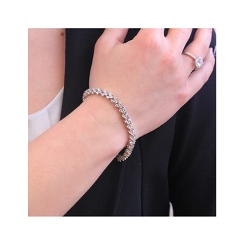 Bracelet Princess - Argenté et Cristal