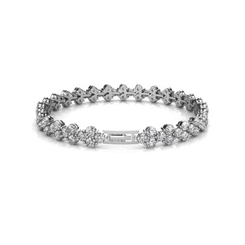 Bracelet Princess - Argenté et Cristal